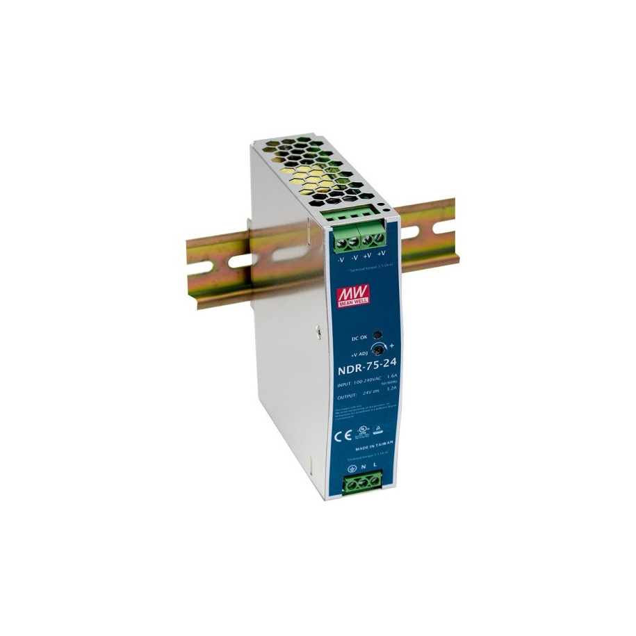 NDR-75-24 zasilacz impulsowy 75W 24VDC 3,2A