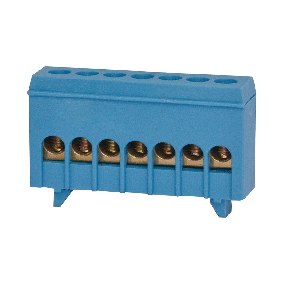 Listwa zerowa 7-modułowa 7x16mm - niebieska F2.0256