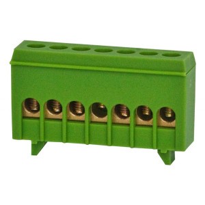 Listwa ochronna 7-modułowa 7x16mm - zielona F2.0257