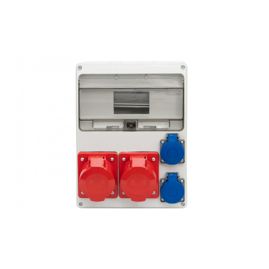 Rozdzielnica budowlana LAGO 11M 16A 5p, 32A 5p, 2x230V F3.0285