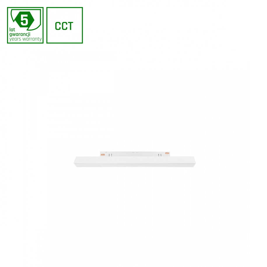 Oprawa LINE S na szynoprzewód 304x23x42mm 8W 100st biały CCT/DIM WLD+40037_SMART