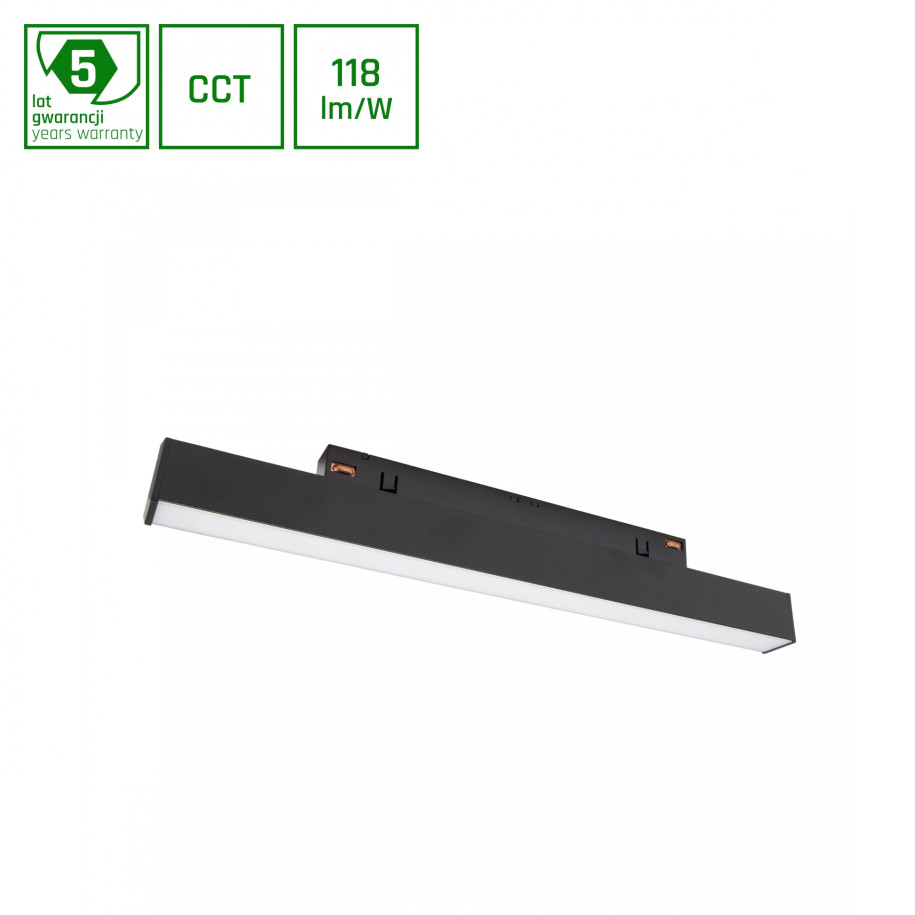 Oprawa liniowa SYSTEM SHIFT CCT- LINE S 8W 100ST czarna WLD+40008_CCT