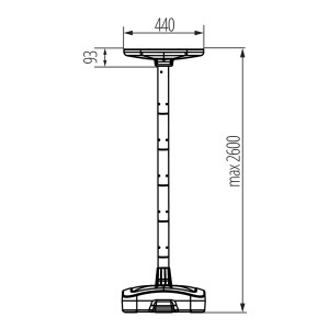 Oprawa solarna LED PARENO SLR 25W CCT-B 46450