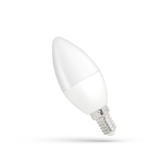 LED ŚWIECOWA E-14 230V 8W 4000K 730lm WOJ+14221