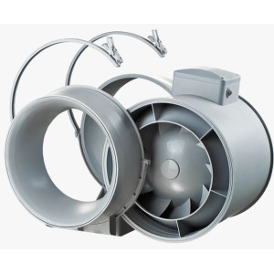 Wentylator kanałowy fi 100 230V 33W 187m3/h 36dB o przepływie mieszanym TT100