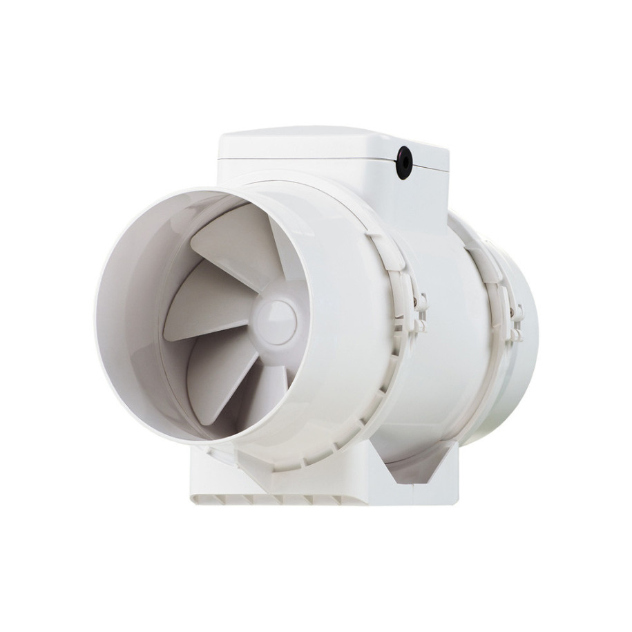 Wentylator kanałowy fi 100 230V 33W 187m3/h 36dB o przepływie mieszanym TT100