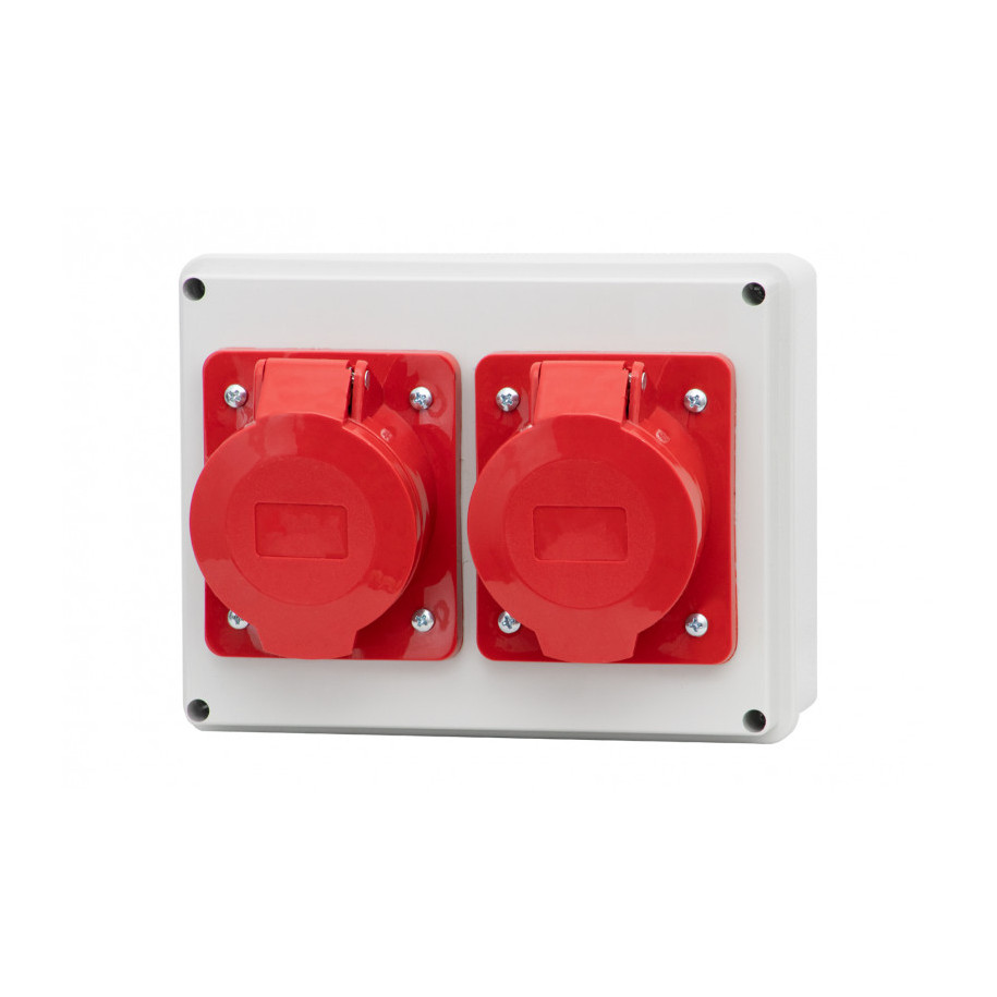 Rozdzielnica R-190 - gniazda 16A 5p, 32A 5p IP44 F3.0122