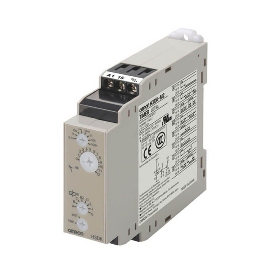 Przekaźnik czasowy Omron H3DK-M2 24-240AC/DC