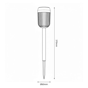 Lampka solarna FLAME  1800K  IP44