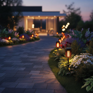 Lampka solarna FLAME  1800K  IP44