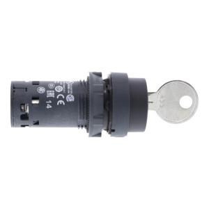 Przełącznik 2 położeniowy klucz 22mm 1Z bez samopowrotu XB7NG21