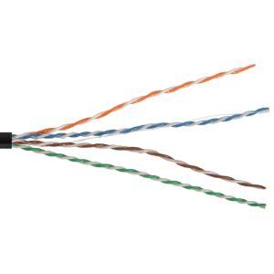 Kabel securityNET U/UTP kat.5e PE zew. żelowany SEC5EUTPG305