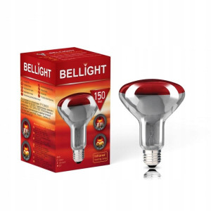 Promiennik R125 230V 150W E27 clear BELLIGHT