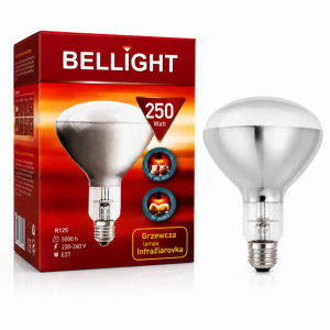Promiennik R125 230V 250W E27 clear BELLIGHT