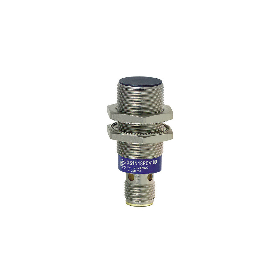 Czujnik indukcyjny XS1 M18 L48,6mm mosiądz Sn 5mm 12-24VDC M12 XS1N18PC410D