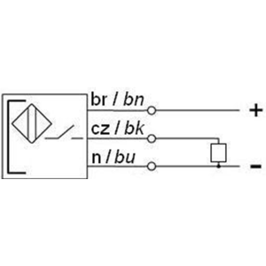 Czujnik magnetyczny uniwersalny T-slot, PNP NO, 10–28V DC, wtyk M8 3-pin, PUR MZ65PM8