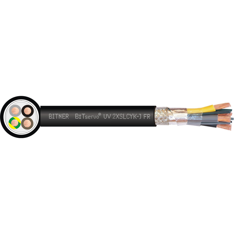 BiTservo UV 2XSLCYK-J FR 4G1,5mm2 czarny do przemienników częstotliwości