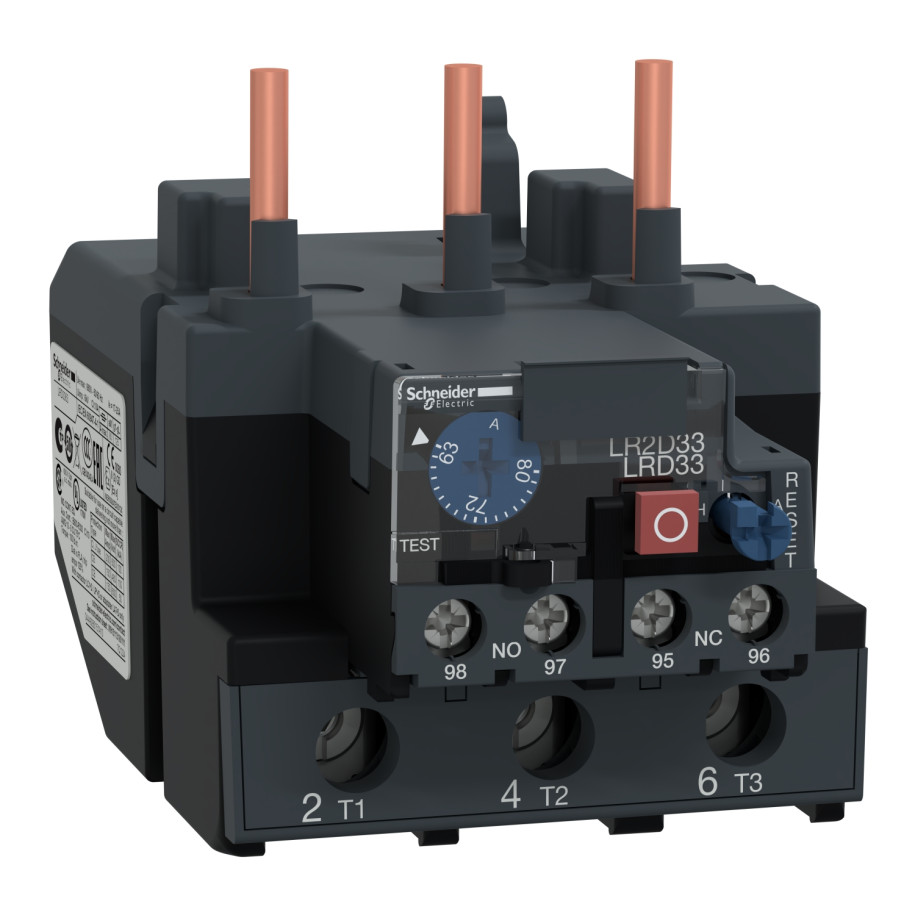 Przekaźnik przeciążeniowy termiczny Schneider Electric LRD3363 63–80A