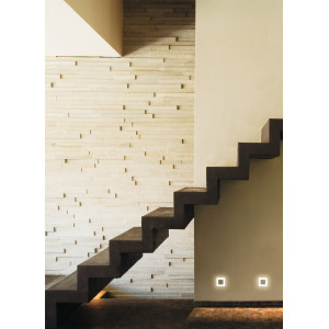 Oprawa schodowa LED KANLUX APUS LED PIR W-NW, z czujnikiem ruchu, 0,8W, 4000K, biała, IP20
