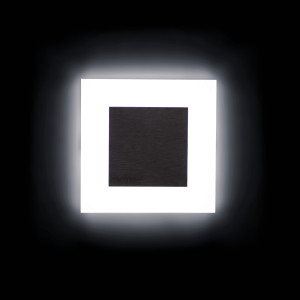 Oprawa schodowa LED KANLUX APUS LED PIR W-NW, z czujnikiem ruchu, 0,8W, 4000K, biała, IP20
