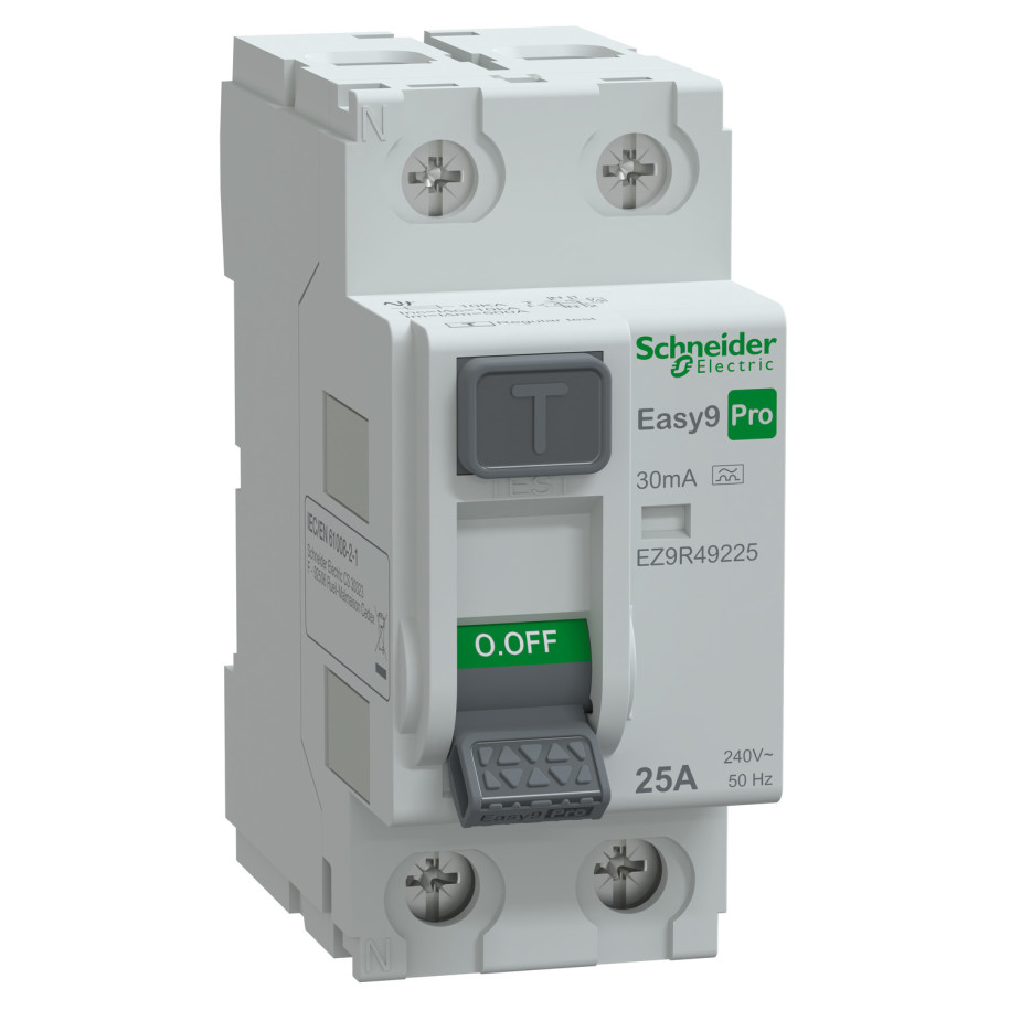 Wyłącznik różnicowoprądowy Schneider Electric Easy9 PRO 2P 25A 30mA typ A 240V EZ9R49225