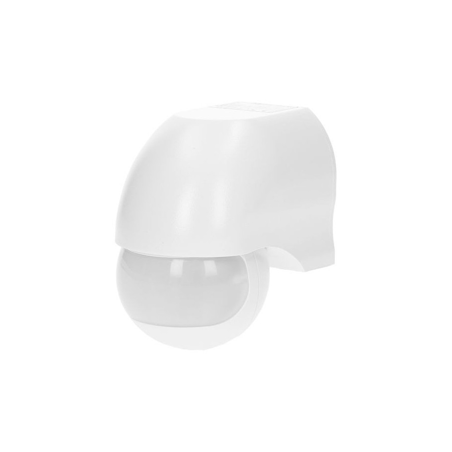 Czujnik ruchu 180st., regulacja pionowa i pozioma, IP44, 1200W, biały OR-CR-204/W