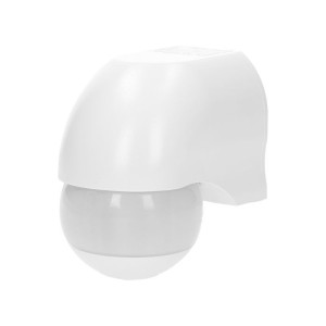Czujnik ruchu 180st., regulacja pionowa i pozioma, IP44, 1200W, biały OR-CR-204/W