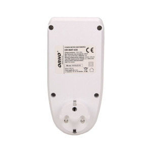 Watomierz, kalkulator energii z wyświetlaczem LCD OR-WAT-435