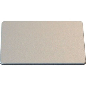Tabliczka opisowa srebrna prostokątna 18x27mm bez nadruku M22-XST 216480