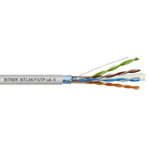 Kabel teleinformatyczny BiTLAN F/UTP cat.6 350MHz 4x2x0,54 TI0048 klasa Eca