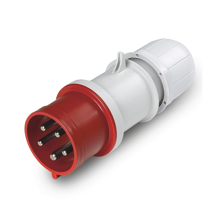 Wtyczka prosta ze zmianą faz OPTIMA REVERSE skręcana 3P+E 16 A IP44 - SCAME 213.1636RV
