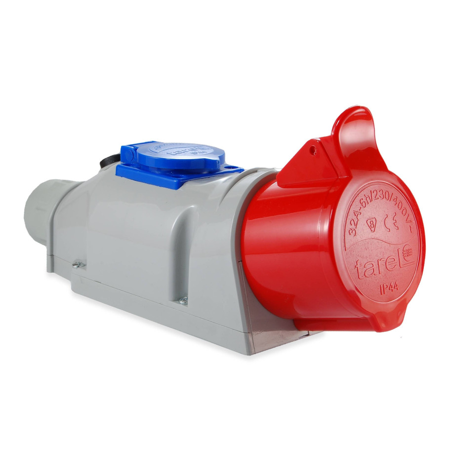 Gniazdo 5x16A+230V ścienne TAREL 175