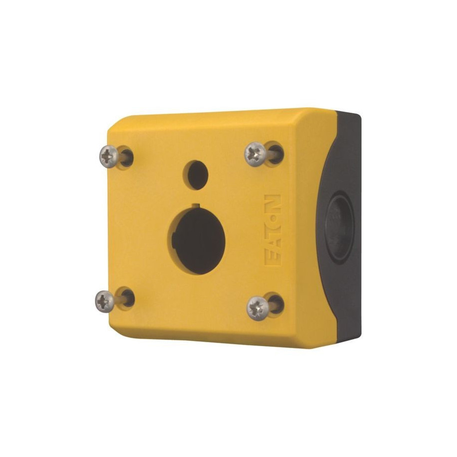 Obudowa kasety 1-otworowa 22mm żótta M22-IY1-XPV60 167798