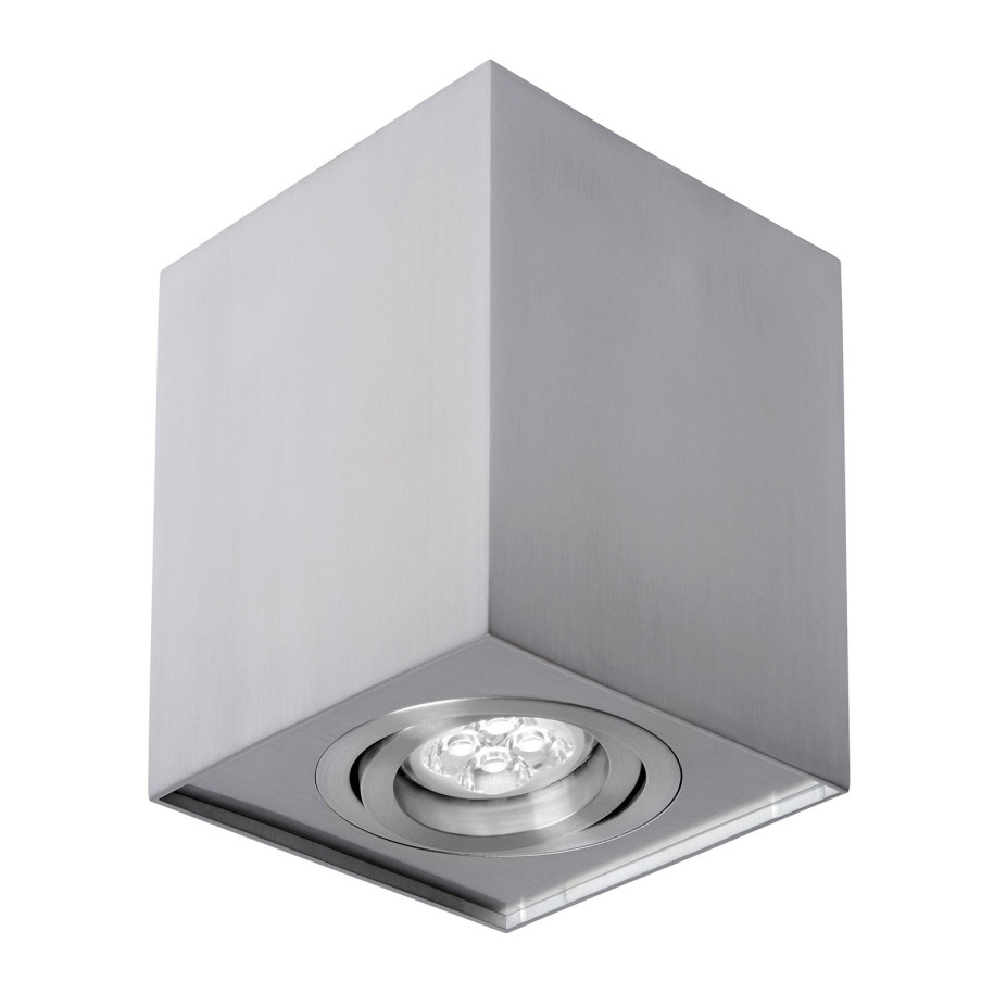 CHLOE GU10 IP20 kwadratowa srebrna oczko regulowane SLIP004004
