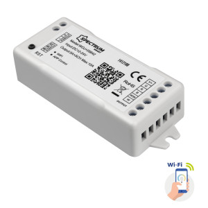 Kontroler do pasków LED RGBW+CCT+DIMM 12/24V DC 120W/240W Wifi Spectrum SMART WOJ+05642