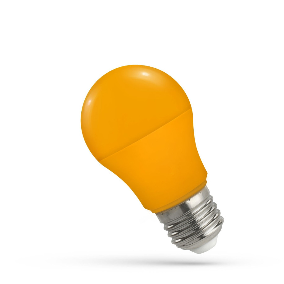 LED GLS E-27 230V 4.9W POMARAŃCZOWA WOJ+14609