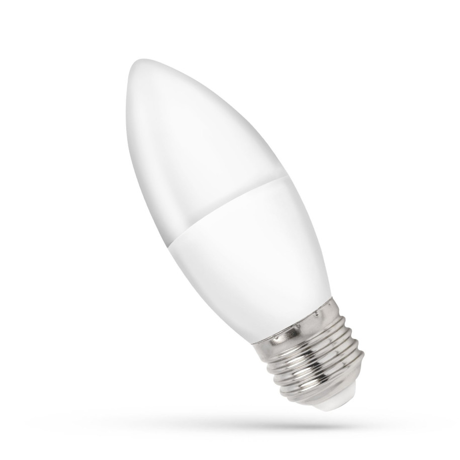 LED ŚWIECOWA E-27 230V 4W 3000K 320lm WOJ+13036