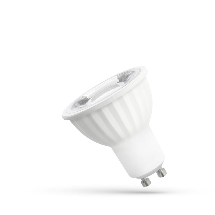 LED GU10 230V 6W 530lm 4000K z soczewką 45st WOJ+14093