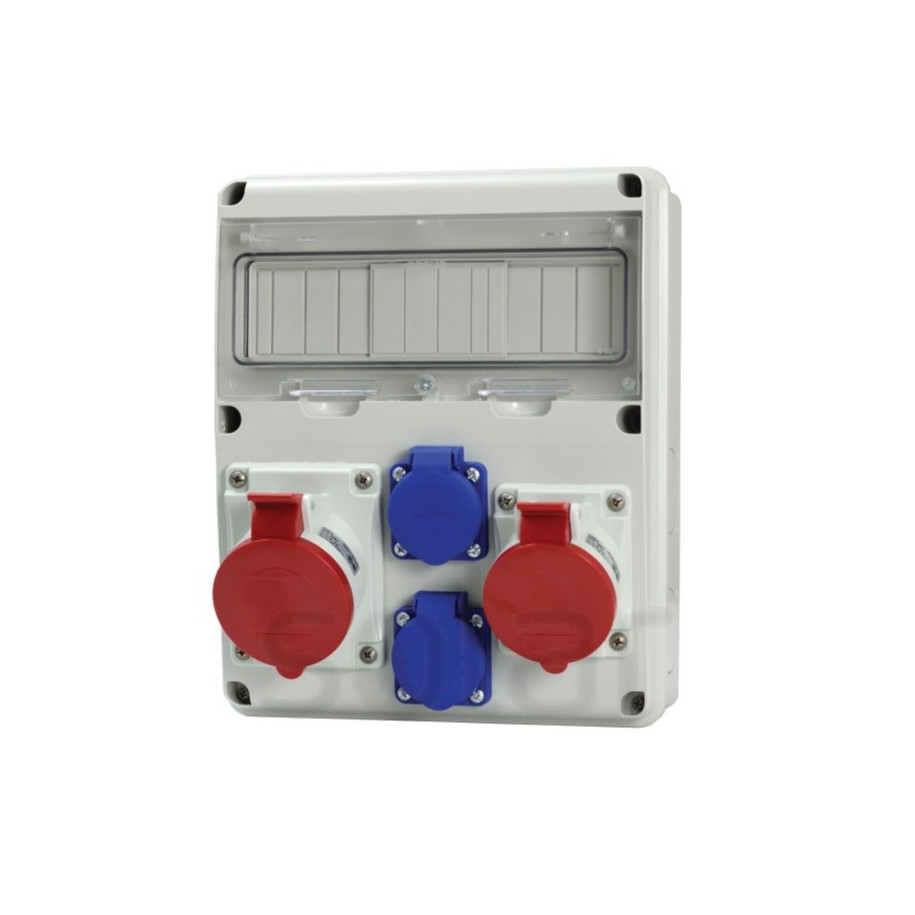 Rozdzielnia 32A,16A 5P 2x230V  SCAME  633.3122