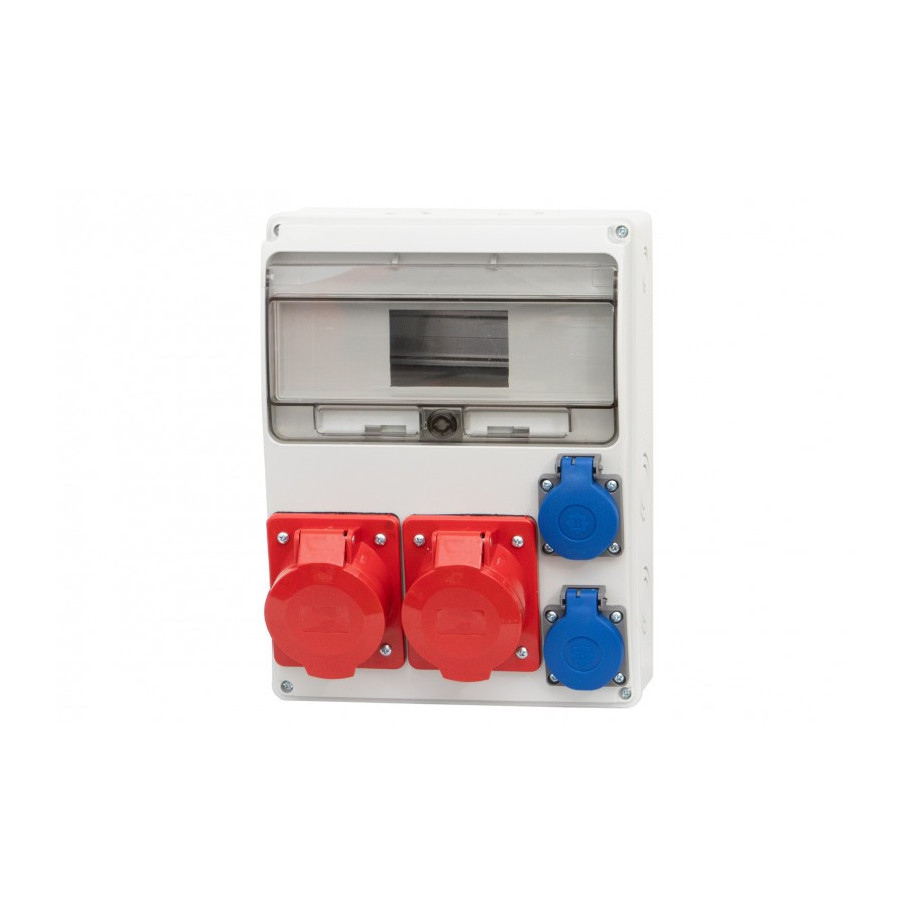 Rozdzielnica budowlana LAGO 11M 2x16A 5p, 2x230V F3.0283