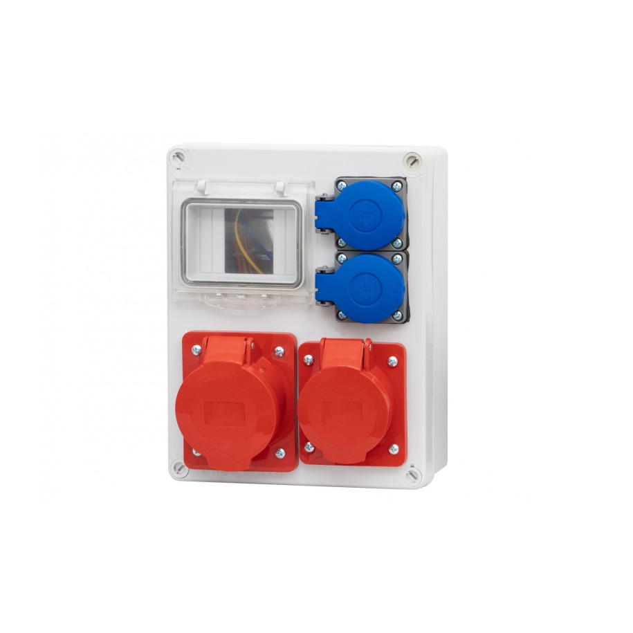 Rozdzielnica w R-240 4M 16A 5p, 32A 5p, 2x230V F3.0069