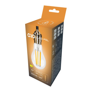 Lampa LED Filament E27 A60 10,5W 1521Lm 4000K 360° Fi60x108 ORO-E27-A60-FL-CLARO-10,5W-DW  ORO04141