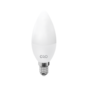 Lampa LED E14 C37 5W 500Lm 4000K 200° Fi37x100 ORO-E14-C37-TOTO-5W-DW ORO03072