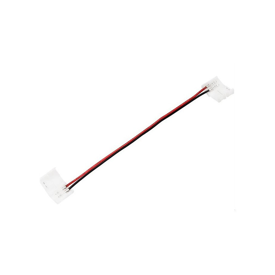 Złączka do taśmy LED 10 mm zatrzaskowa z kablem dwustronna