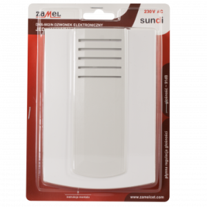 Dzwonek jednotonowy 230V ecrue DNS-902/N-ECR