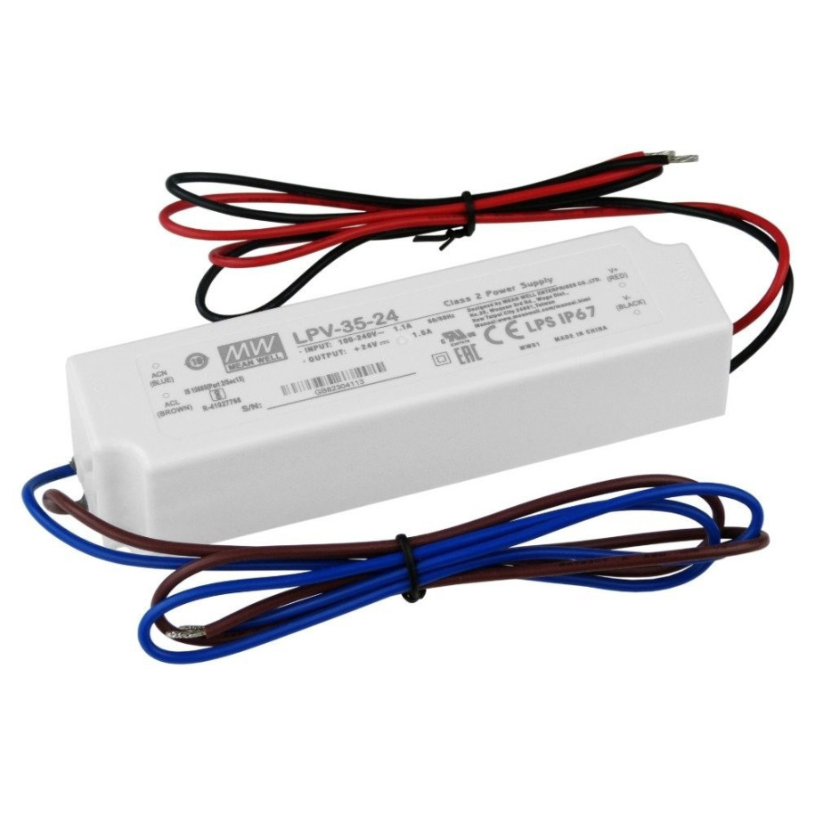 Zasilacz LED Mean Well LPV-35-24 35W 24V 1,5A IP67