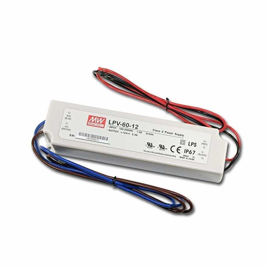 Zasilacz LED Mean Well LPV-60-12 60W 12V IP67