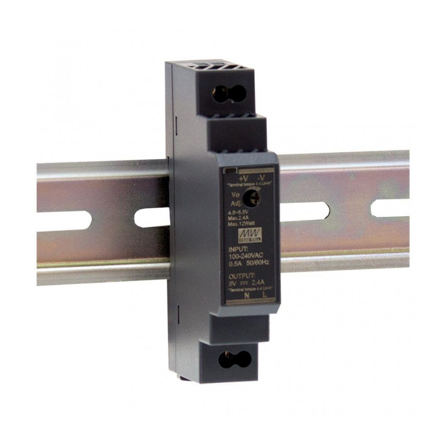 Zasilacz impulsowy DIN 15W 15V HDR-15-15 Mean Well