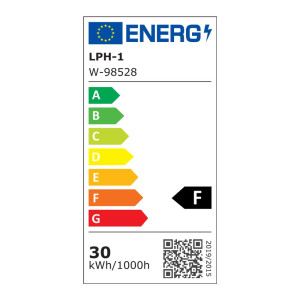 Oprawa warsztatowa LED COB z uchwytem i stojakiem 30W 3000lm 6500K IP54 LPH-1