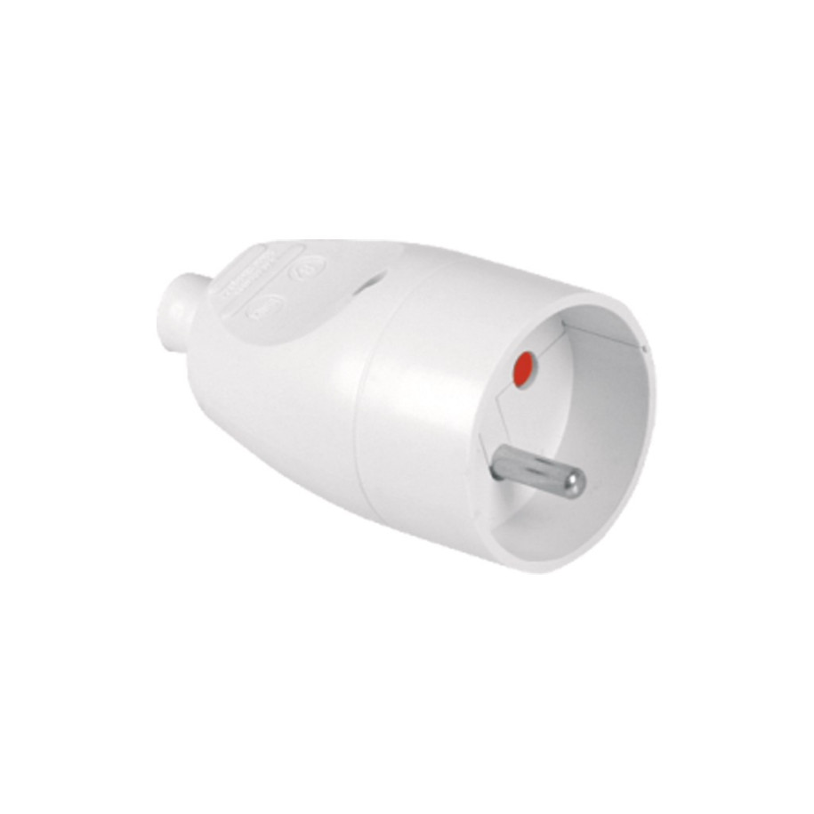 Gniazdo przenośne z/u 16A 2P+Z 250V białe GN-171